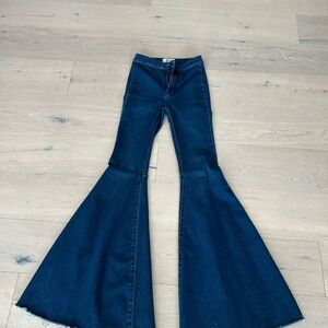 We The Free Dark Blue Flare Jeans